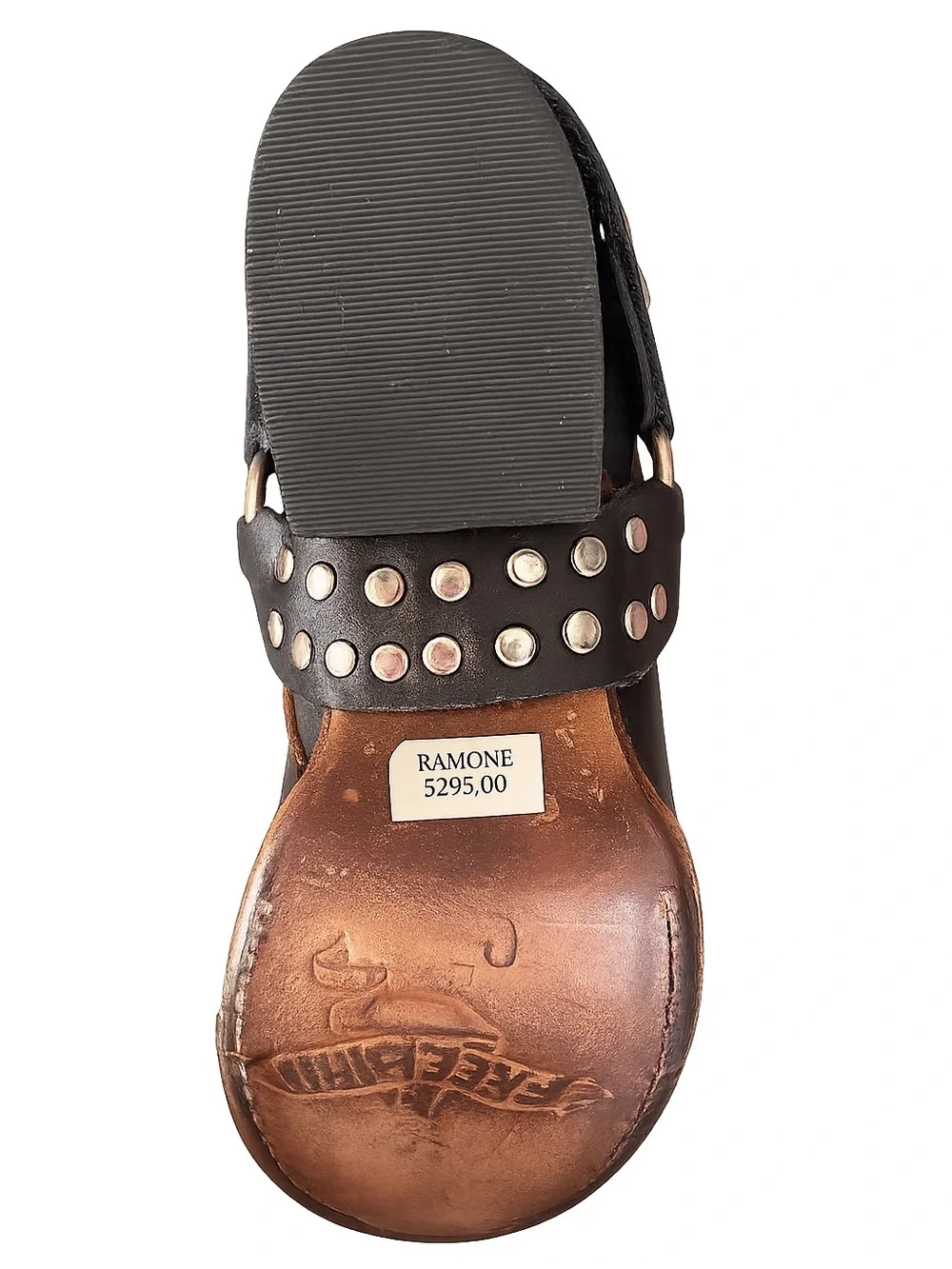 ✨ BRAND NEW ✨ Freebird by Steven “Ramone” Black Leather Studded Harness Boots